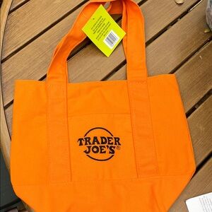 Trader Joe's Orange Tote Bag